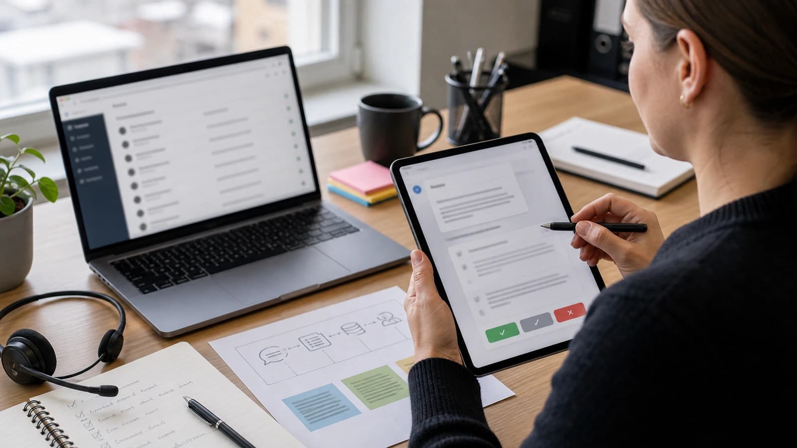 AI-assistenten som sorterer kundehenvendelser i en innboks